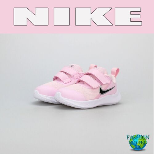 Nike Kleinkind Star Runner 3 (TDV) Größe 10C Schuhe/Sneaker pink/schwarz DA2778-601
