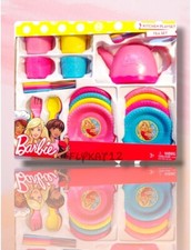 Barbie Kitchen Playset 30 Pc Tea Set (Plastic)