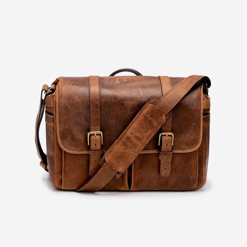 ONA Brixton Leather Camera Antique Cognac-New-Italian Leather Free Strap w/Purc