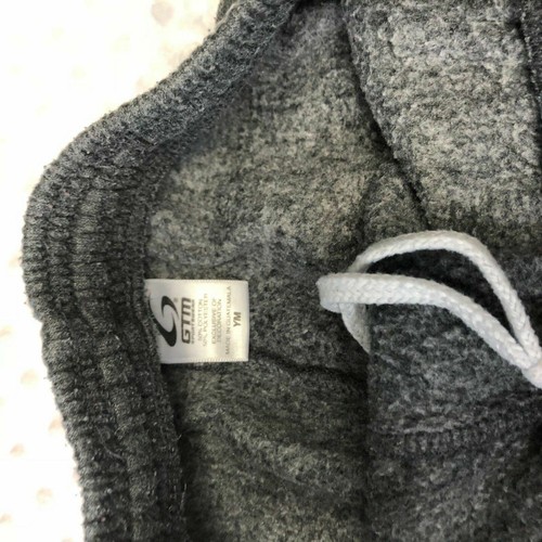 GTM G T M Dark Gray Sweat Pants Sz Youth M DANCE IS LIFE Bling Down Leg - Picture 3 of 4