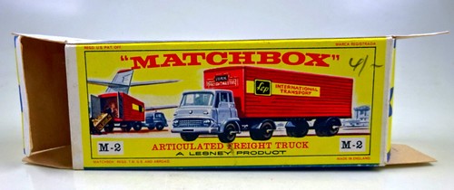 Matchbox Major Pack M2B Bedford Truck & Trailer "LEP" remolque rojo monocromático - Imagen 19 de 20