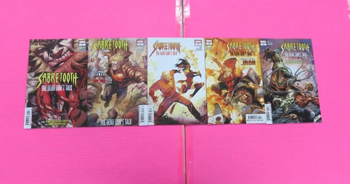 Sabretooth The Dead Don't Talk # 1,2,3,4,5 COMIC MARVEL 2024 Frank Tieri