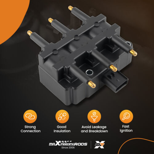1X Ignition Coil & 6X Spark Plugs For Chrysler Town & Country V6 3.8L 2001-2010 - Picture 4 of 12