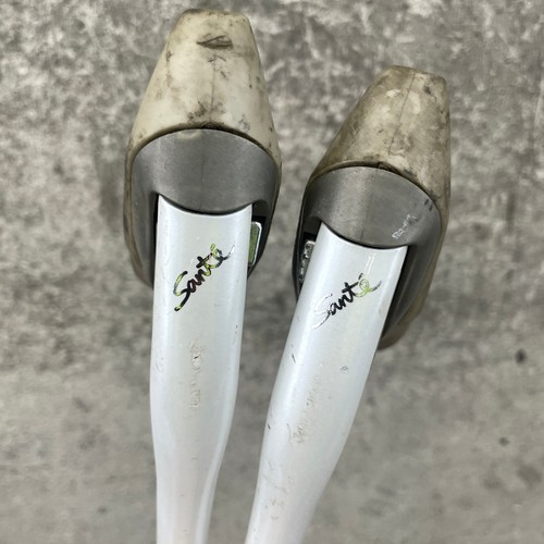 Vintage Shimano Sante BL-5001 Brake Lever Set White Grey Hood Aero Road Drop Bar