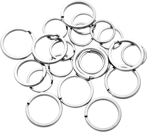 3 Sets Dog Tag Clip ID Tag with Rings Holder for Dogs and Cats Collars Harnesses - Picture 8 of 12