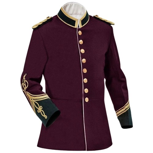 Chaqueta Militar Británica Anglo-Zulú De Colección Abrigo Rojo Victoriano Túnica 1879 - Imagen 8 de 14
