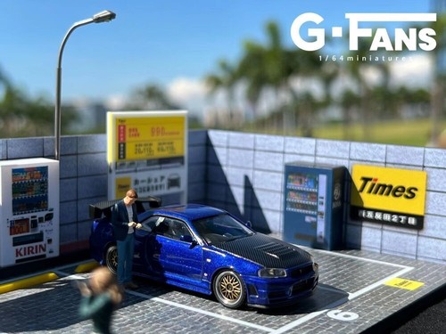 Diorama 1:64 Car Parking Lot Display Model LED Lighting Car Garage Scene Model\" - Picture 121 of 143