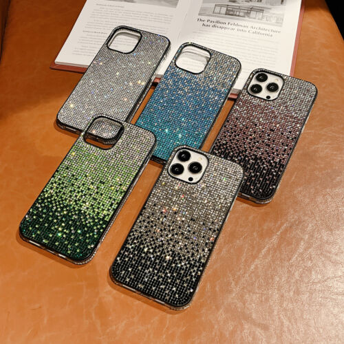 For iPhone 16 15 Pro Max 14 13 12 11 Glitter Bling Sparkle Diamond Case Cover - Picture 3 of 19