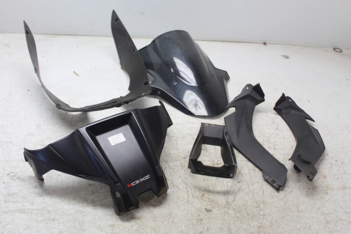 2013 KAWASAKI NINJA ZX10R PARTS LOT FAIRING TRIM PIECES TANK COVER