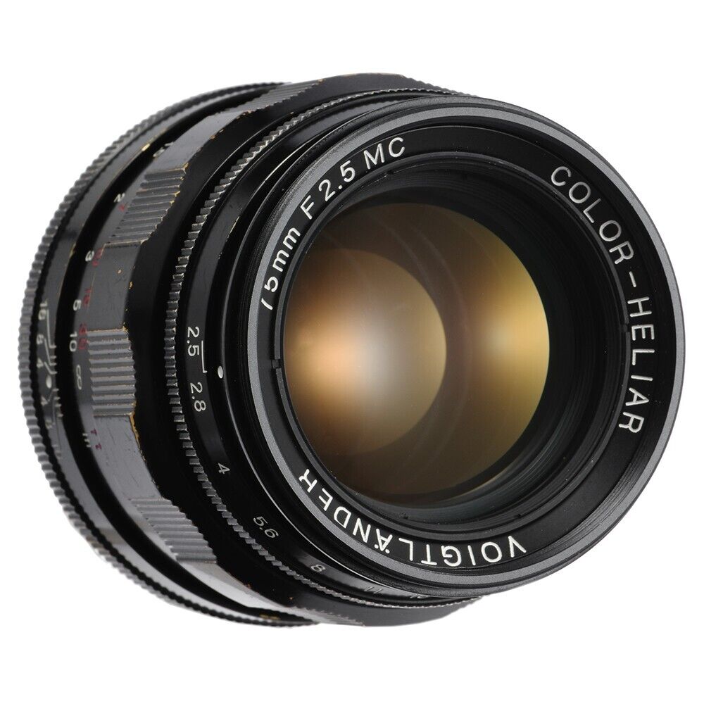 VOIGTLANDER COLOR HELIAR 75mm F2.5 MC LENS LEICA M MOUNT VOIGTLANDER COLOR HELIAR 75mm F2.5 MC LENS LEICA M MOUNT