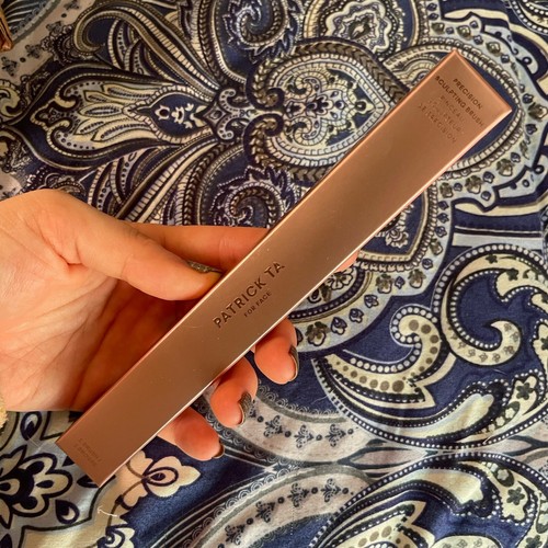 PATRICK TA Dual Ended Precision Sculpting Brush For Contour Nose Eyes New In Box - Picture 1 of 2