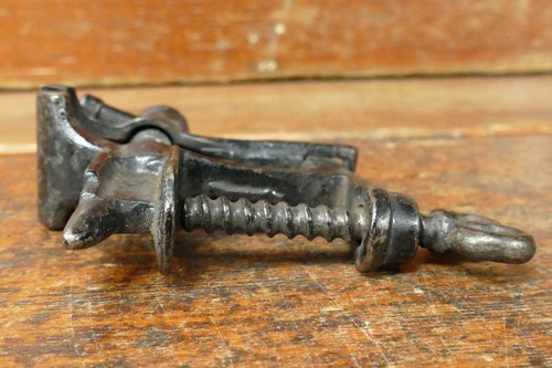 19c Jewelers Goldsmith Watchmaker Gunsmith Cast Iron Clamp Vise Vice Bench Anvil - Picture 12 of 13