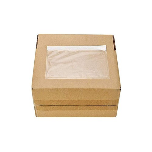 200 Pack 7.5 x 5.5 Clear Adhesive Shipping Label Pouch Packing List Envelopes US - Picture 2 of 7