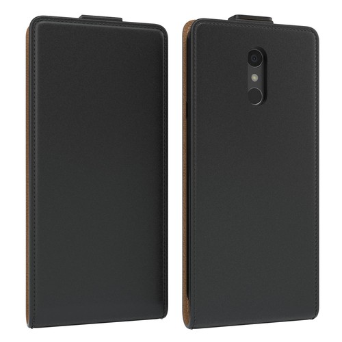 Etui na LG Q Stylus Flipcase Futerał ochronny Etui na telefon komórkowy Cover Case Etui Czarne - Zdjęcie 3 z 7