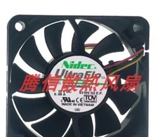 Nidec U60R12MMAB-51 6015 DC12V 0.09A 6CM 3-Wire Silent Cooling Fan