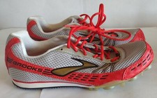 Brooks Nerve Steel Spiked Track Shoes Mens 6.5 M