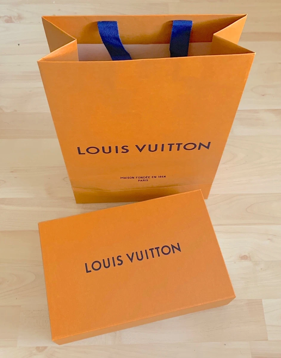 Louis Vuitton LV Auténtica caja de regalo vacía y bolsa presente carpeta de  cofr