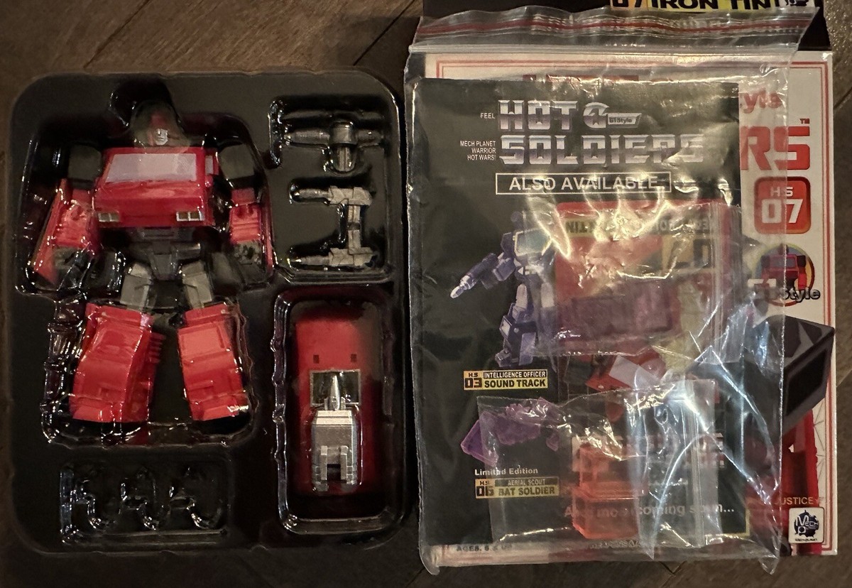 Mech Planet Hot Soldiers HS 07+13 Heavy IRON TIN+SPY OFFICER