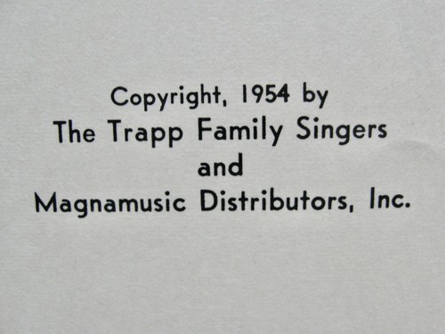 1954 Enjoy Your Recorder: The Trapp Family Singers New Method Book M-2; 49 Pages - Picture 6 of 13
