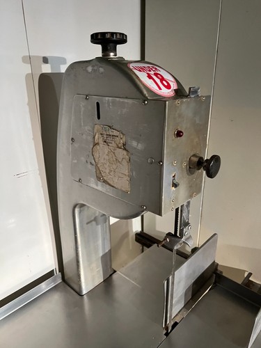 COMMERCIAL BUTCHER SHOP MEAT & BONE BAND SAW Sanitary Compact- 3 Ph 220 Volt - Picture 5 of 14
