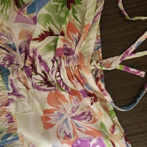 Roxy Happy Hour Halter-Neck Sleeveless Dress NWT Floral Large - Picture 6 of 10