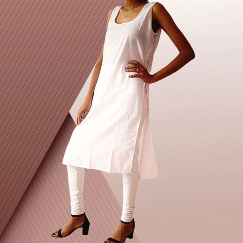 Women Cotton Inner Slip Long Camisole Indian Vest Ladies Summer Cami Girl NIghty - Picture 109 of 231