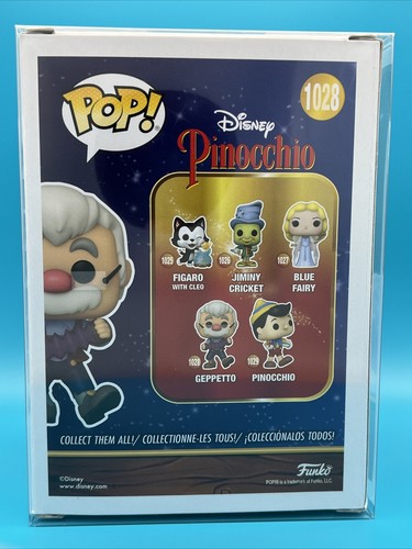 Funko Pop! Disney: Geppetto #1028 (Pinocchio) New in Box w/ Protector - Picture 2 of 2