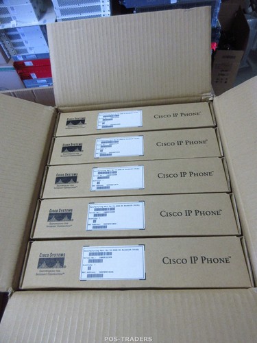Téléphone Cisco 7912G CP-7912G unifié VoIP ligne unique NEUF DANS SA BOÎTE - Photo 4/6