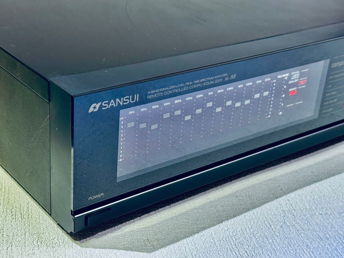 SANSUI SE-88 グラフィックイコライザー Sansui SE-88 Compu-Equalizer Remote Control Japan Vintage Hi