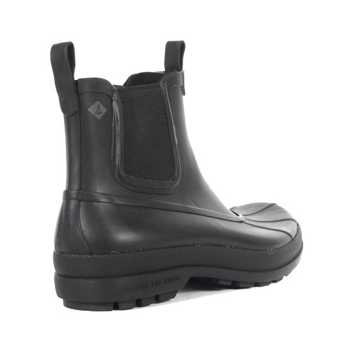 Sperry Top-Sider Men's Cold Bay Black/Grey Rubber Chelsea Boots STS23695 - Picture 3 of 4