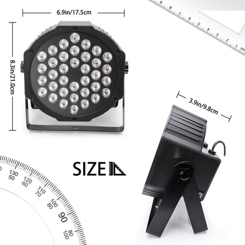 36LED PAR Stage Light RGB DMX DJ KTV Pub Wedding Party Light Remote Uplighting - Bild 6 von 14