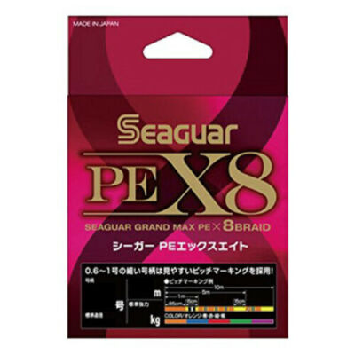 NEW Seaguar Grandmax PE X8 150m 14lb #0.6 Multicolor 0.128mm