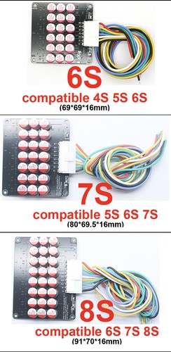 5A 3S bis 21S Lithium Akku Active Balancer Equalizer Board Li-Ion LiFePO4 LTO - Bild 3 von 5
