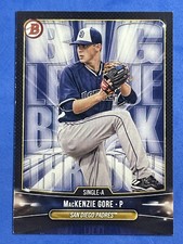 2018 Bowman Big League Breakthrough MacKenzie Gore BL-MG San Diego Padres