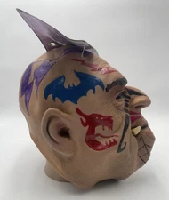 VTG Halloween Mask The Paper Magic Group Evil Circus Mask 2000