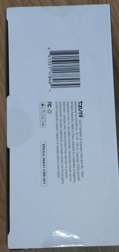 TZUMI Ionen UV Desinfektionsmittel Brillenetui chemiefreies Reinigungsset  - Bild 5 von 5