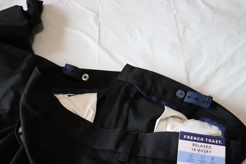 French Toast Boys Uniform Adjustable Waist Relaxed Fit Pants, Size 14 Husky NEW - Picture 10 of 10