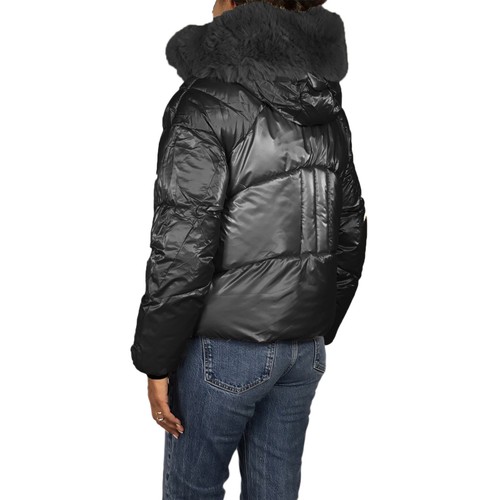 Damen Daunenjacke gefüttert mit Pelzkapuze Winterjacke Veque - Bild 33 von 38