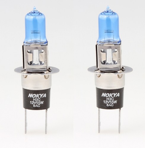 Nokya 7000K White H3C 64146BC Nok7459 55W Two Bulbs JDM Head Light Replacement - Picture 3 of 11