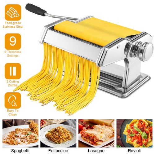 Pasta Maker Machine Adjustable Thickness Noodles Maker for Pasta, Spaghetti - Picture 2 of 24