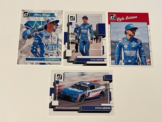 2023 Donruss Racing NASCAR - Kyle Larson - 4 Card Lot