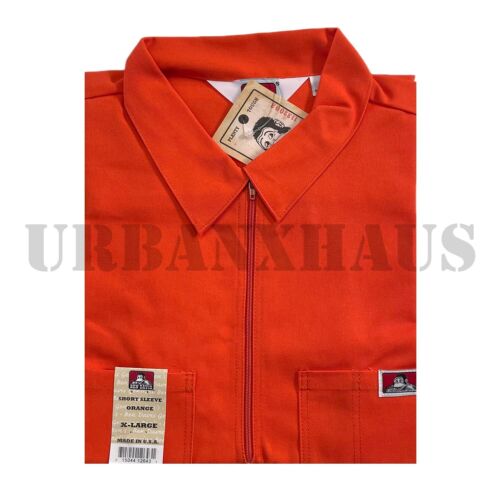 BENDAVIS Solid Short Sleeve 1/2 Zip Shirts (S to 5XL) *BEN DAVIS - Picture 10 of 13