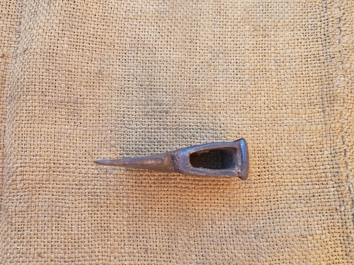 Antique Austrian Bearded Axe Head Vintage Viking Hatchet Blacksmith Hand Forged - Picture 10 of 15