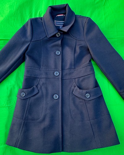 Tommy Hilfiger Women's Blue Coat Jacket Size M. - Picture 2 of 11