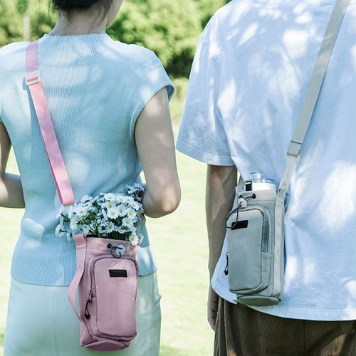 Water Bottle Carrier Bag Crossbody Water Bottle Holder Water Bottle Sling Bag - Picture 5 of 9