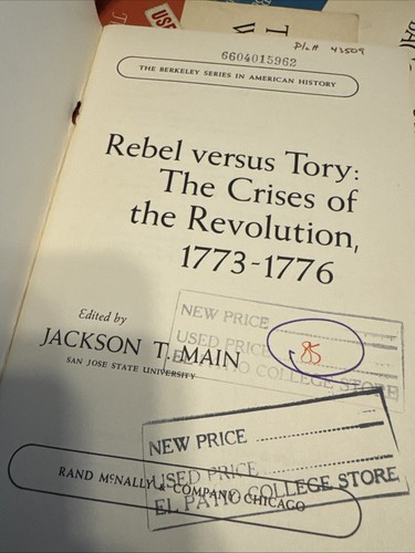 Lot of 4 Berkeley Series American History Books. War w/Mexico, Bacon's Rebellion - Foto 7 di 7