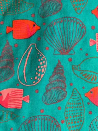 UNIFORME DENTAL CNA TALLA SUPERIOR CARACOLES DE PESCADO AZULADA NUEVO CON ETIQUETAS ENFERMERA MÉDICA VETERINARIA CNA - Imagen 5 de 5