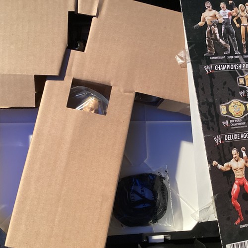 Jakks Pacific WWE Stunt Action Spring Ring W/ Finlay & Lashley NEW Rare Bad Box - Picture 10 of 10