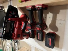 Tool Mounts Storage Holder Rack For Milwaukee M18 18V Tool Battery Pack of 4
