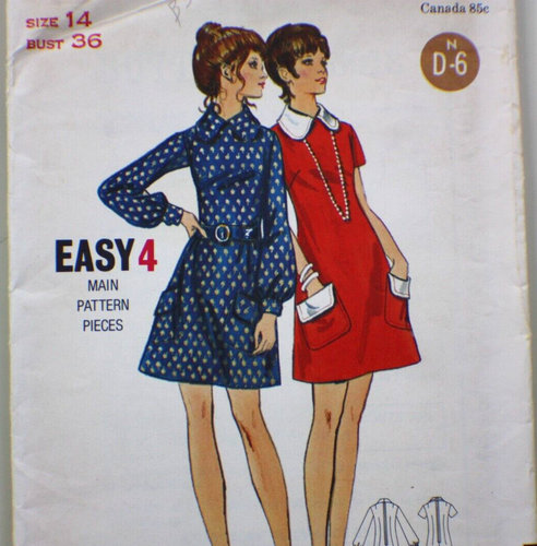 Butterick 5913 Pattern-Misses' Dress in size 14 - Picture 2 of 3